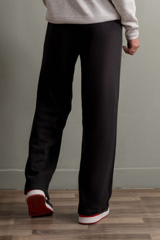 Noir Relaxed-Fit Trousers - Black