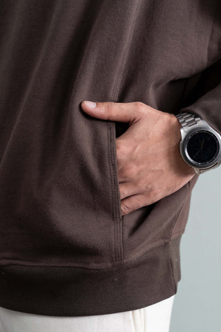 Brown Graphic Sweatshirt