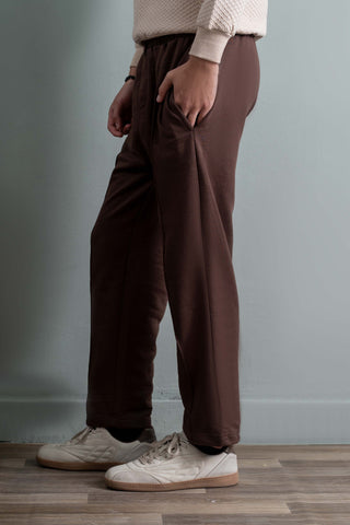Classic Brown Relaxed-Fit Trouser