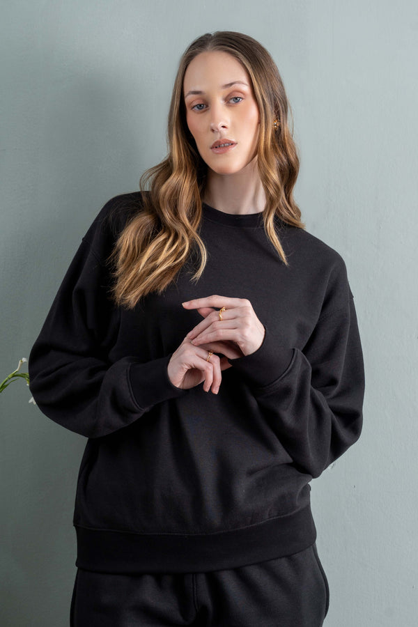Black Essential Sweatshirt