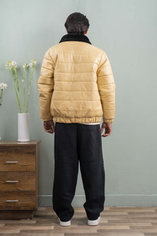 Burnt Orange Puffer Jacket