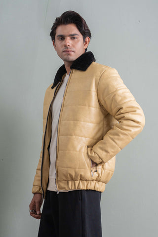 Burnt Orange Puffer Jacket