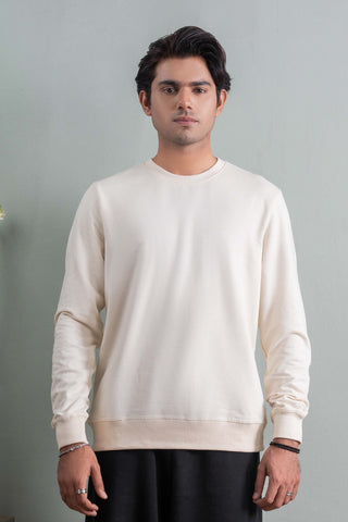 Cream Essential Sweatshirt