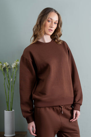 Chocolate Crewneck Sweatshirt