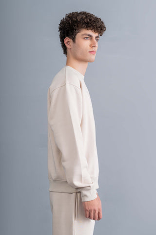 Beige Relaxed Sweatshirt