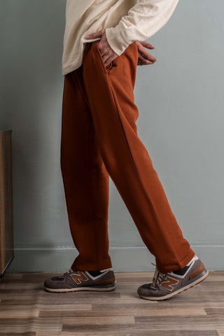 Rust Straight-Fit Trousers