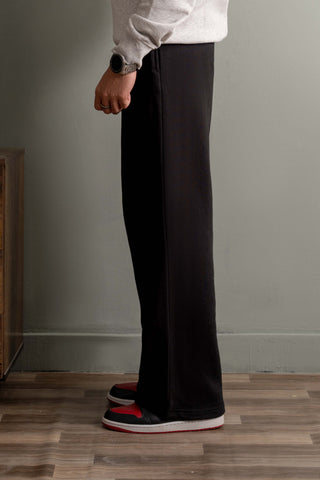 Noir Relaxed-Fit Trousers - Black