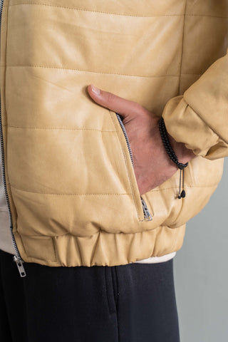 Burnt Orange Puffer Jacket