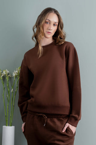 Chocolate Crewneck Sweatshirt