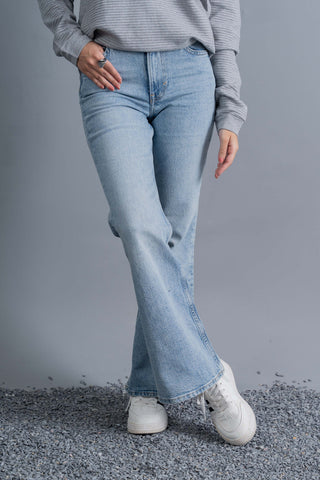 Sky Fade Flare Denim