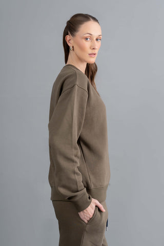 Mocha Crew Sweatshirt