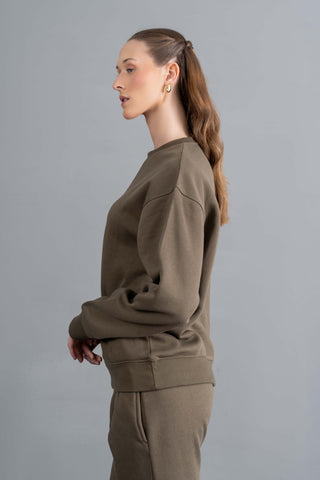 Mocha Crew Sweatshirt
