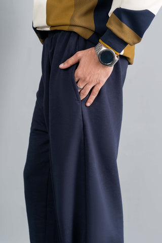 Navy Ease Trouser