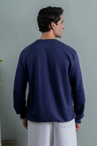 Deep Blue Essential Sweatshirt