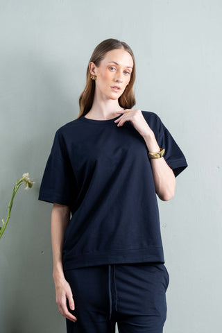 Women’s Navy Knit Winter Tee