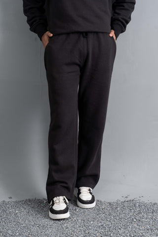 Black Straight Fit Trouser