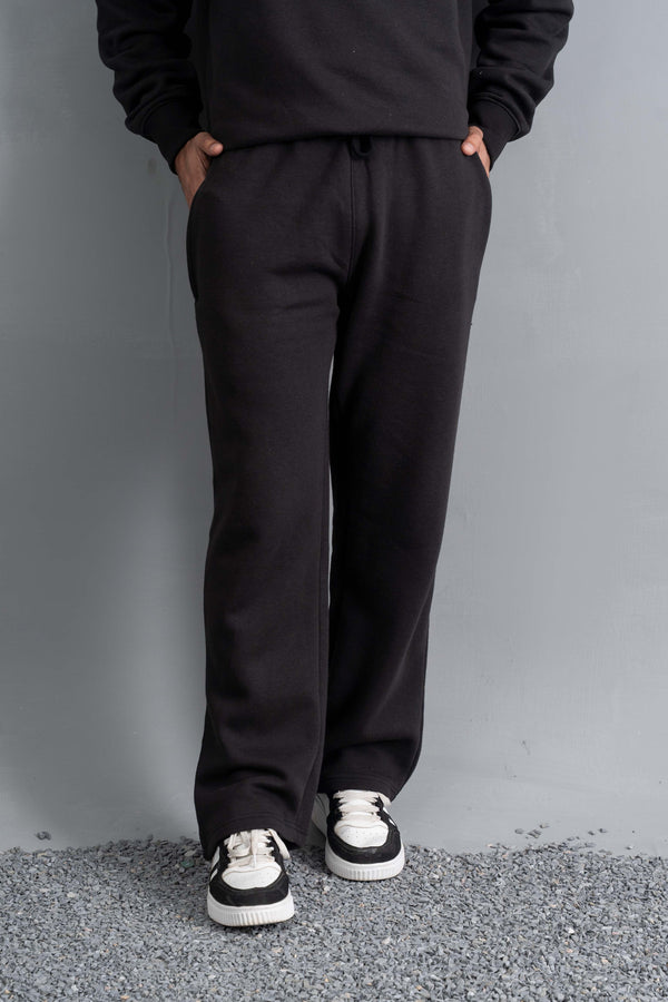 Black Straight Fit Trouser