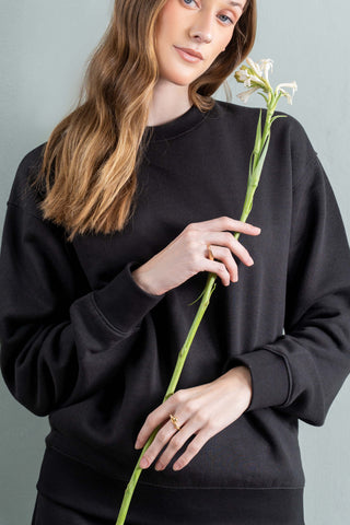 Black Essential Sweatshirt