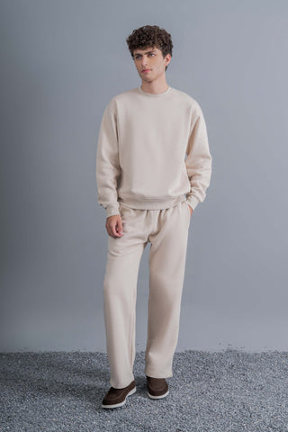 Beige Relaxed Twin Set