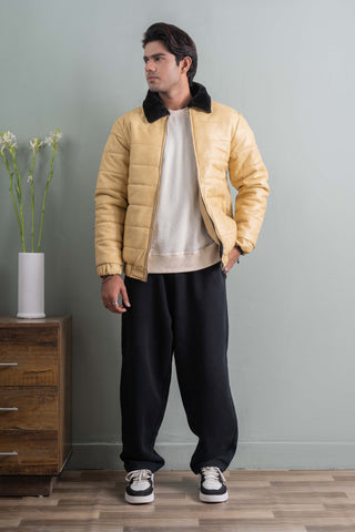 Burnt Orange Puffer Jacket