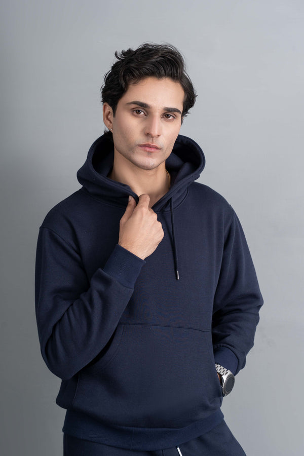 Navy Basic Hoodie