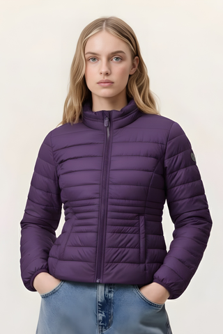 Women’s Lightweight Puffer Jacket – Deep Purple