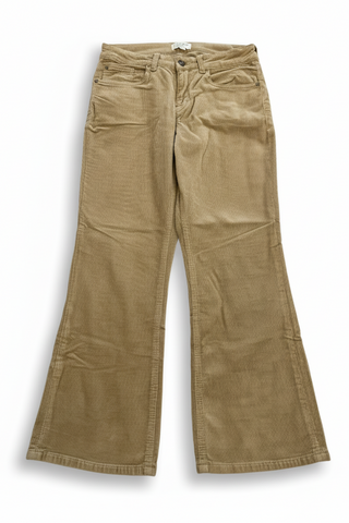 Women’s Camel Brown Corduroy Wide-Leg Pants