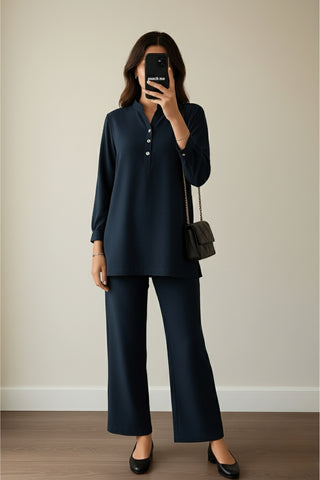 Zinc Grey Co-ord Set for Effortless Style and Comfort