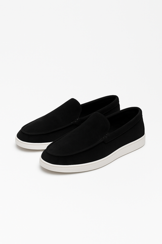 Black Suede Loafers