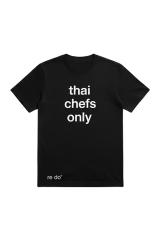 Thai Chefs Only Graphic Tee – Unisex Black T-Shirt