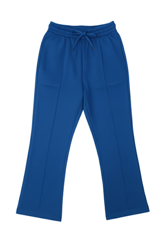 Deep Royal Blue Wide-Leg Trousers
