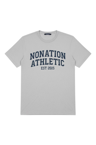 PowderCore Athletic Tee - Heather Gray for Ultimate Performance and Comfort