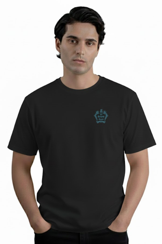 Men's Cotton Brazen T-Shirt with Down-Shoulder Design