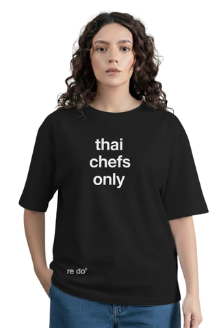 Thai Chefs Only Graphic Tee – Unisex Black T-Shirt