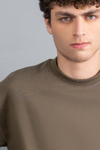Olive Crewneck Sweatshirt