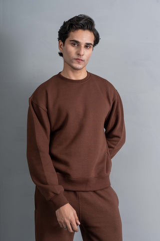 Brown Essential Sweat Set