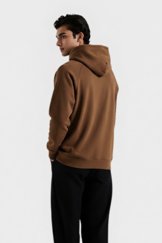 Classic Brown Fleece Hoodie