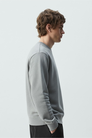 Classic Heather Grey Crewneck Sweatshirt