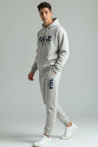 Grey Yale Hoodie & Jogger Set