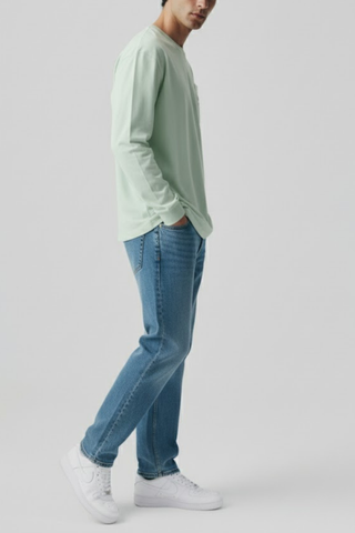 Mint Green Long Sleeve Tee