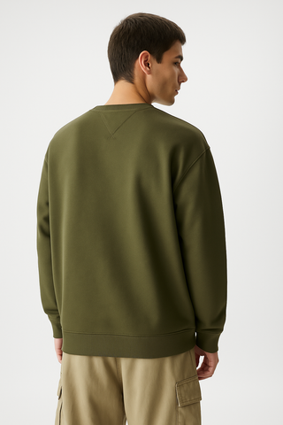 Classic Crewneck Sweatshirt – Olive Green