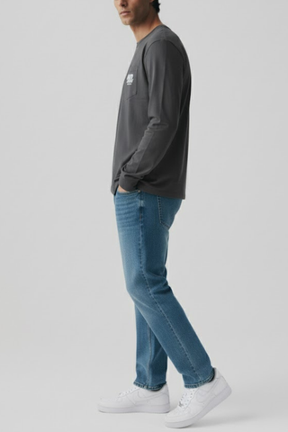 Charcoal Long Sleeve Tee