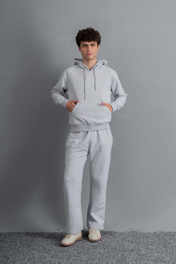 Grey Essential Hoodie Set