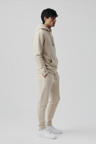 Beige Fleece Tracksuit