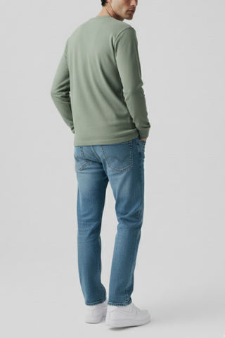 Pale Green Long Sleeve Tee