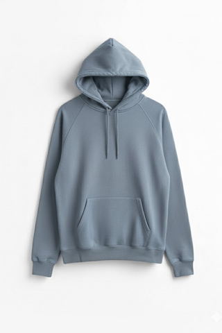 Frost Blue Fleece Hoodie