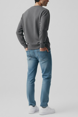 Dark Grey Basic Sweatshirt