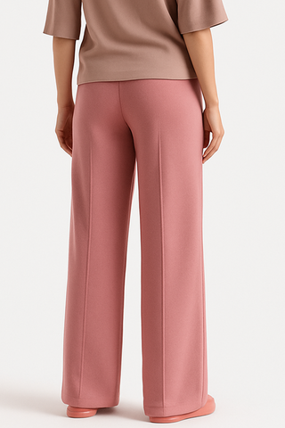 Blush Pink Trouser - Stylish Straight-Leg Design for Every Occasion