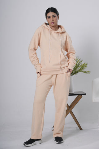 Peach Comfort Fit Tracksuit