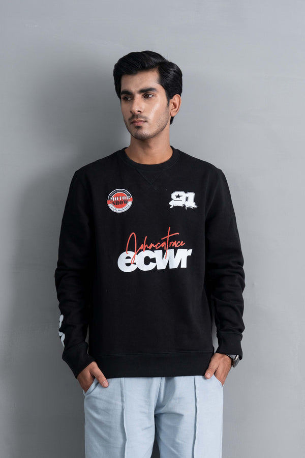 Graphic Black Sweatshirt
